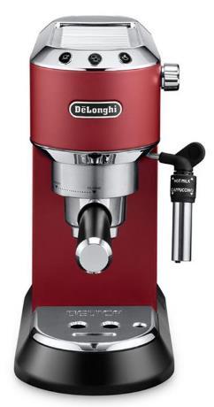 Reducere  Espressor manual DeLonghi Dedica Style EC685.R, 1300 W, 15 Bar, 1.1 l, Slim (Rosu)