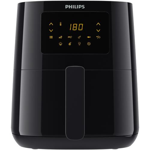 Reducere  Friteuza fara ulei Philips Airfryer Essential Collection compact digital, capacitate 4.1 L, afisaj digital, 7 setari presetate (cartofi congelati, carne, peste, functie de mentinere la cald si multe altele), Curatare usoara