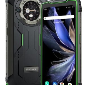 Reducere  Telefon Mobil Blackview BV9300 Pro, Procesor MTK Helio G99, IPS 6.7inch, 12GB RAM, 256GB Flash, Camera Duala 64 + 8 MP, Wi-Fi, 4G, Dual SIM, Android (Negru/Verde)