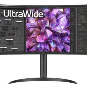 Reducere  Monitor Gaming IPS LED LG 34inch 34WQ75X-B, WQHD (3440 x 1440), HDMI, DisplayPort, AMD FreeSync, Ecran Curbat, Boxe, 60 Hz, 5 ms (Negru)