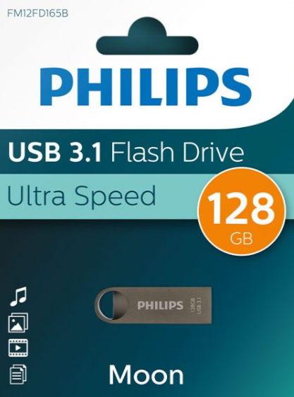 Reducere  Stick USB Philips Moon Space, 128GB, USB 3.1 (Gri)