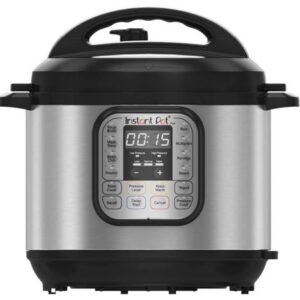 Reducere  Multicooker Instant Pot Duo 8, 1200 W, 14 programe presetate, 7.6 L, Capac detasabil, Functie manuala (Negru/Argintiu)