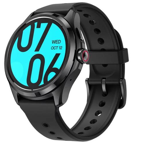 Reducere  Smarwatch Mobvoi TicWatch Pro 5 GPS Obsidian, Display OLED 1.43inch, Bluetooth, Waterproof 5 ATM, Monitorizare Oxigen, Ritm Cardiac, Stres (Negru)