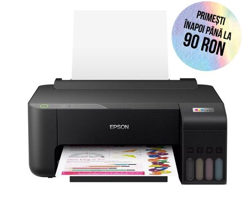 Reducere  Imprimanta Inkjet Epson EcoTank L1230, A4, Color, 10 ppm, USB (Negru)