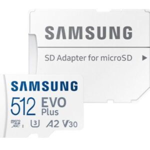 Reducere  Card memorie Samsung MB-MC512KA/EU EVO Plus (2021), Micro-SDXC, 512GB, UHS-I + Adaptor SD