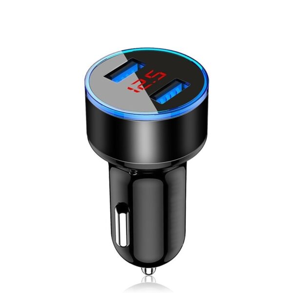 Reducere  Incarcator Auto Techstar® Mini C2, Negru, Compact, Dual USB, 4.8A, Negru Reducere