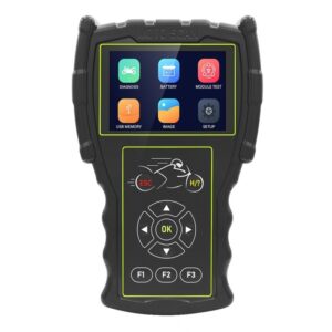 Reducere  Instrument profesional de scanare si diagnosticare pentru motociclete JDiag M100, OBD2, sistem dublu Analizor, Ecran digital LCD 3.5 inch, detectie sistem EFI si detectie baterie, Negru Reducere