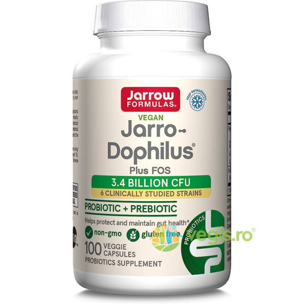 Reducere  Jarro-Dophilus + Fos (Probiotice) 100cps Secom,