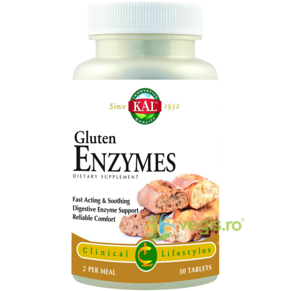 Reducere  Gluten Enzymes 30cps Secom,