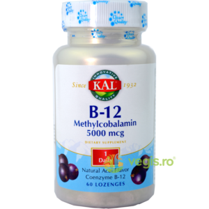 Reducere  Methylcobalamin Vitamina B12 (Metilcobalamina) 5000mcg 60cpr Secom,