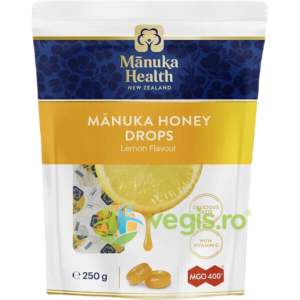 Reducere  Bomboane cu Miere de Manuka MGO™ 400+ si Lamaie 250g