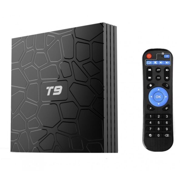 Reducere  Mini PC TV Box T9 Android 8.1 UltraHD 4k, 2GB Ram DDR3, 16GB ROM, Wi-fi, Quad-Core CPU, Octa-Core GPU Reducere