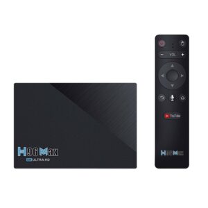 Reducere  Mini PC Tv Box Techstar® H96 Max, Procesor RK3566, Android 11, UHD 8K, HDR, 4GB RAM LPDDR4, 32GB ROM, WiFi 5G, Bluetooth, Telecomanda Reducere