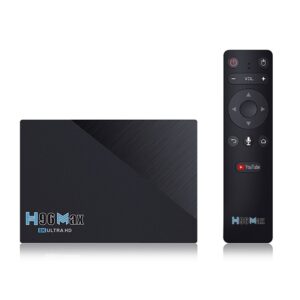 Reducere  Mini PC Tv Box Techstar® H96 Max, Procesor RK3566, Android 11, UHD 8K, HDR, 8GB RAM LPDDR4, 64GB ROM, WiFi 5G, Bluetooth, Telecomanda Reducere