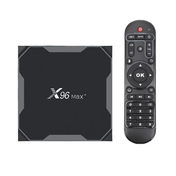 Reducere  Mini PC Tv Box Techstar® X96 Max+, Procesor 3xS905, Android 9, UHD 8K, 4GB RAM LPDDR4, 32GB ROM, WiFi DualBand, Bluetooth, Gigabit, Telecomanda Reducere