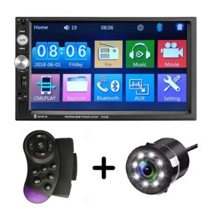 Reducere  MP5 Player Auto Universal 7023B Camera de Marsarier HD Ecran 7 Inch Bluetooth MirrorLink Android IoS Reducere