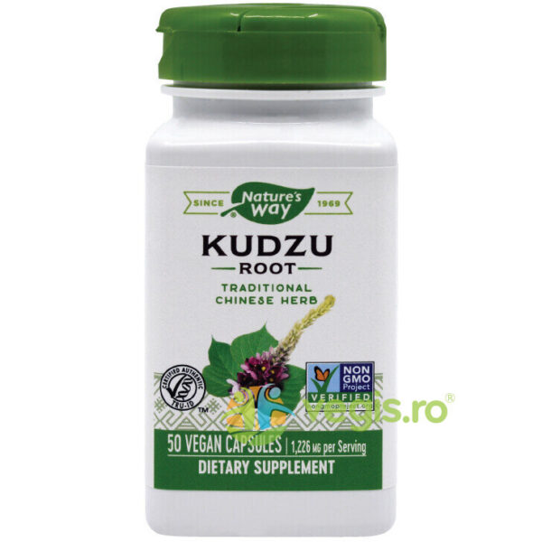 Reducere  Kudzu Root 610mg 50cps vegetale Secom,