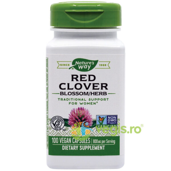 Reducere  Red Clover (Trifoi rosu) 100cps Secom,