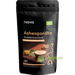 Reducere  Ashwagandha Pulbere Ecologica/Bio 125g