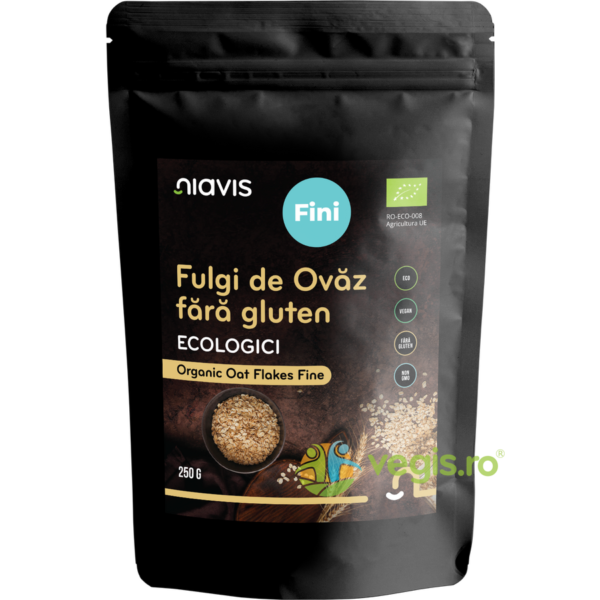 Reducere  Fulgi de Ovaz Fini fara Gluten Ecologici/Bio 250g