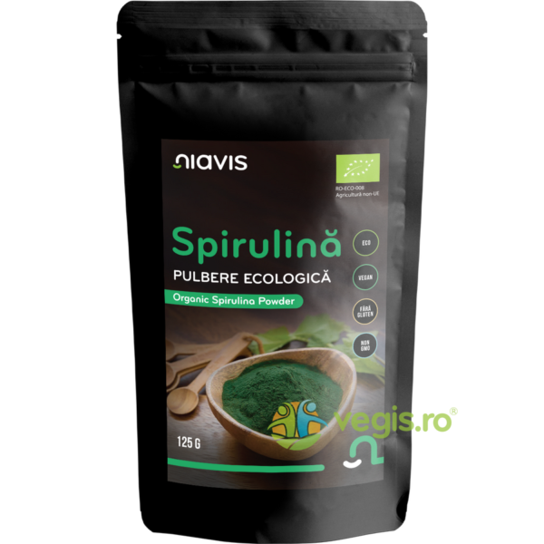 Reducere  Spirulina Pulbere Ecologica/Bio 125g