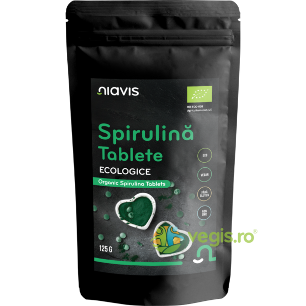 Reducere  Spirulina Tablete Ecologice/Bio 125g