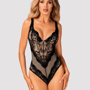 Reducere  ✅ Body Olvidia Negru – SevenSins.ro