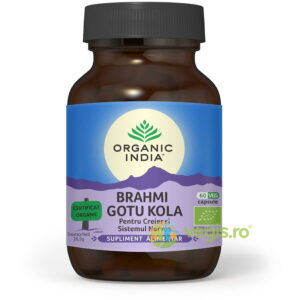 Reducere  Brahmi Gotu Kola Ecologic/Bio 60cps vegetale