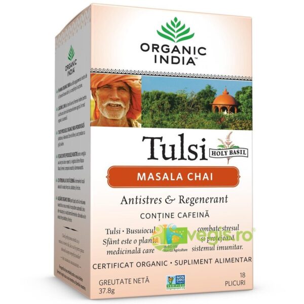 Reducere  Ceai Tulsi Masala Ecologic/Bio 18dz