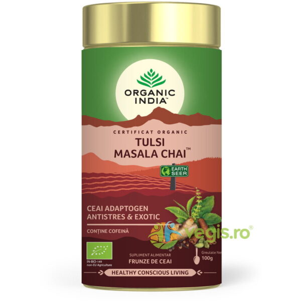 Reducere  Ceai Tulsi Masala Ecologic/Bio 100g