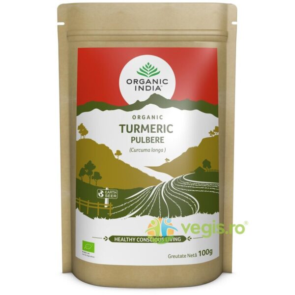 Reducere  Turmeric Pulbere Fara Gluten Ecologica/Bio 100g