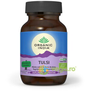 Reducere  Tulsi Busuioc Sfant Ecologic/Bio 60cps vegetale