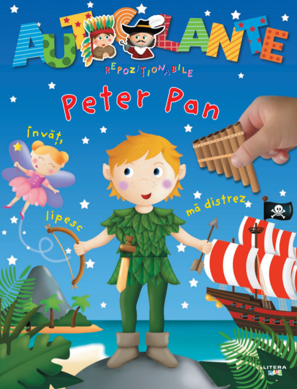 Reducere  Autocolante repozitionabile. Peter Pan Reducere