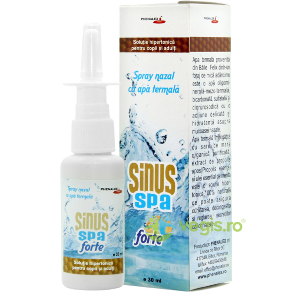 Reducere  Sinus Spa Forte – Spray Nazal cu Apa Termala 30ml