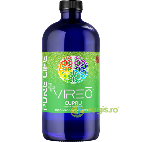 Reducere  Cupru Nanocoloidal Verde M+ VIREO 21ppm 480ml