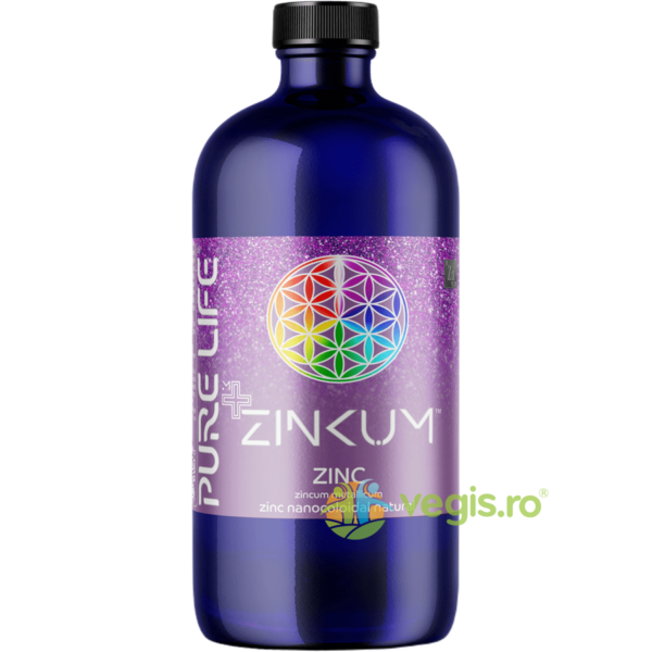 Reducere  Zinc Nanocoloidal Natural ZINKUM 21ppm 480ml