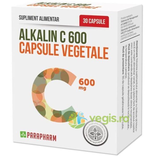 Reducere  Alkalin C 600mg (Vitamina C Alcalina) 30Cps