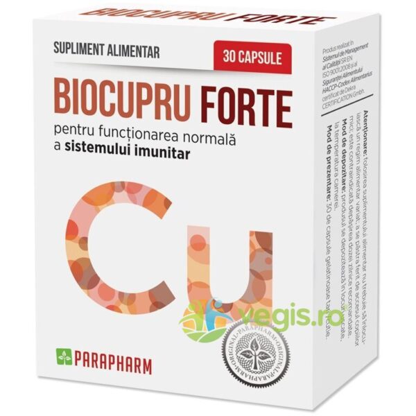 Reducere  Biocupru Forte 30cps