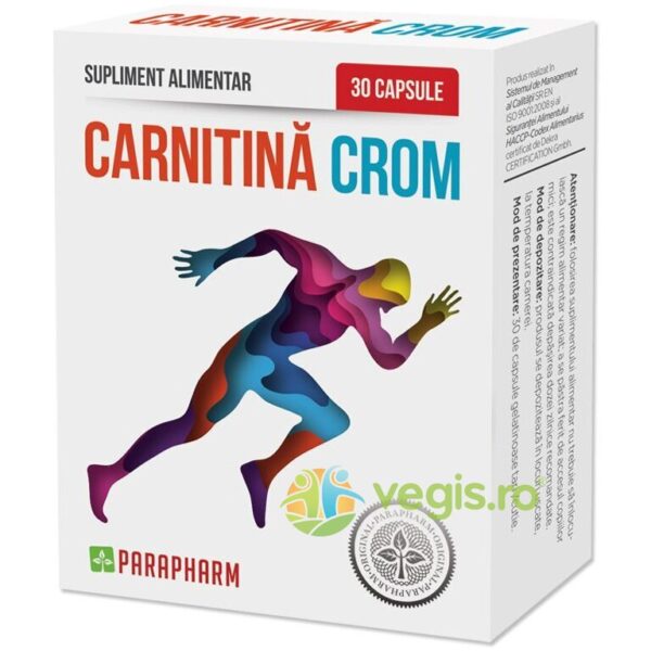 Reducere  Carnitina Crom 30cps