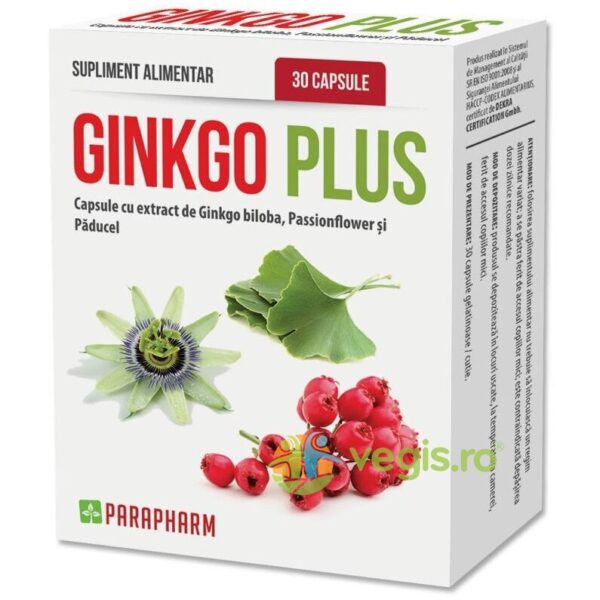 Reducere  Gingko Plus (Ginkgo Biloba) 30cps