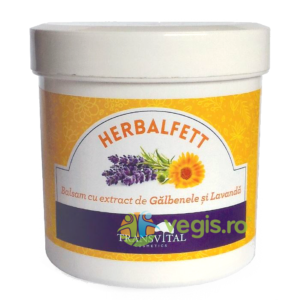 Reducere  HERBALFETT Balsam cu Extract de Galbenele si Lavanda 250ml