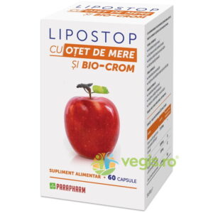 Reducere  Lipostop cu Otet de Mere si Bio-Crom 60cps