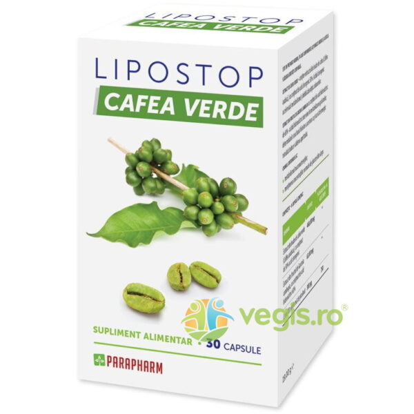 Reducere  Lipostop cu Extract de Cafea Verde 30cps