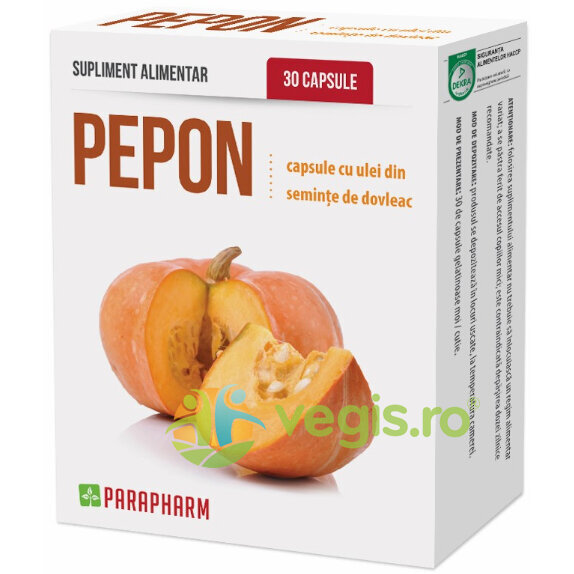 Reducere  Pepon – Capsule cu Ulei de Dovleac 30cps moi