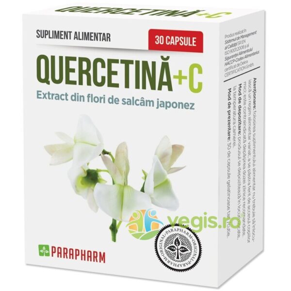 Reducere  Quercetina + Vitamina C 30Cps