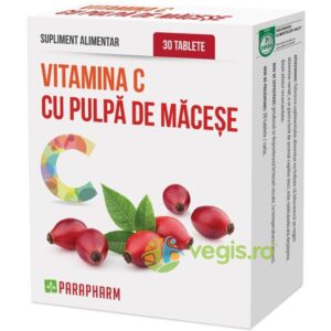 Reducere  Vitamina C cu Pulpa De Macese 30tb