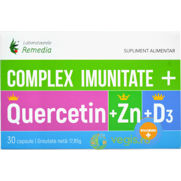 Reducere  Complex Imunitate + Quercetin + ZN + D3 30cps