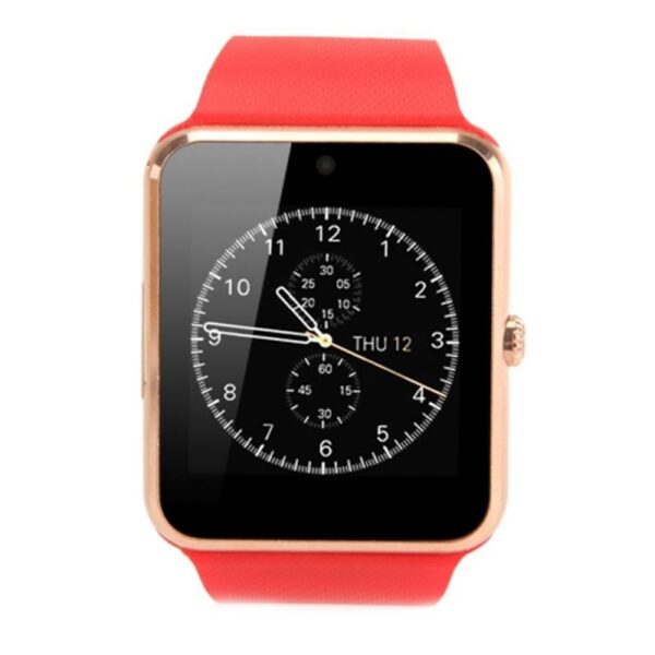 Reducere  Resigilat Smartwatch U-Watch GT08 Bluetooth Rosu Compatibil SIM, MicroSD Reducere