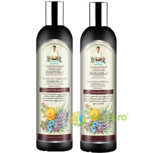 Reducere  Pachet Sampon si Balsam Siberian Fortifiant cu Extract de Propolis si Cedru nr.1 550ml