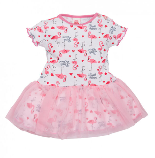 Reducere  Rochita cu fustita din tulle – Colectia Flamingo